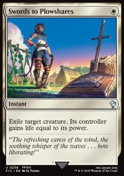 Swords to Plowshares - Commander: Magic: The Gathering - FINAL FANTASY (Uncommon) [FIC-256] - JotaCards - Tu Tienda de TCG