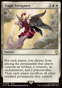 Tragic Arrogance - Commander: Magic: The Gathering - FINAL FANTASY (Rare) [FIC-258] - JotaCards - Tu Tienda de TCG