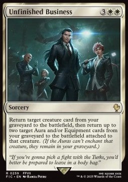 Unfinished Business - Commander: Magic: The Gathering - FINAL FANTASY (Rare) [FIC-259] - JotaCards - Tu Tienda de TCG