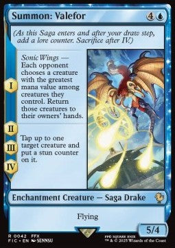 Summon: Valefor - Commander: Magic: The Gathering - FINAL FANTASY (Rare) [FIC-42] - JotaCards - Tu Tienda de TCG