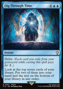 Dig Through Time - Commander: Magic: The Gathering - FINAL FANTASY (Rare) [FIC-263] - JotaCards - Tu Tienda de TCG