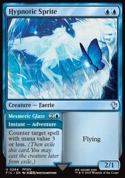 Hypnotic Sprite // Mesmeric Glare - Commander: Magic: The Gathering - FINAL FANTASY (Uncommon) [FIC-264] - JotaCards - Tu Tienda de TCG