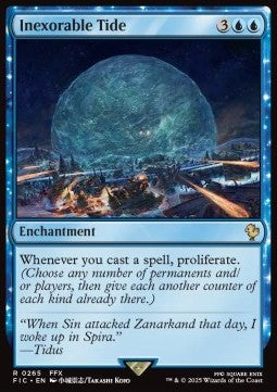 Inexorable Tide - Commander: Magic: The Gathering - FINAL FANTASY (Rare) [FIC-265] - JotaCards - Tu Tienda de TCG