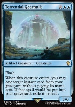 Torrential Gearhulk - Commander: Magic: The Gathering - FINAL FANTASY (Rare) [FIC-272] - JotaCards - Tu Tienda de TCG