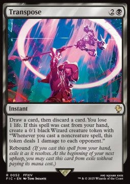 Transpose - Commander: Magic: The Gathering - FINAL FANTASY (Rare) [FIC-52] - JotaCards - Tu Tienda de TCG