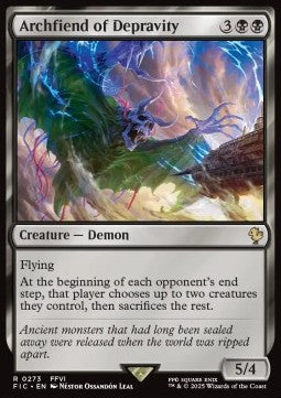 Archfiend of Depravity - Commander: Magic: The Gathering - FINAL FANTASY (Rare) [FIC-273] - JotaCards - Tu Tienda de TCG