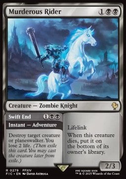 Murderous Rider // Swift End - Commander: Magic: The Gathering - FINAL FANTASY (Rare) [FIC-279] - JotaCards - Tu Tienda de TCG