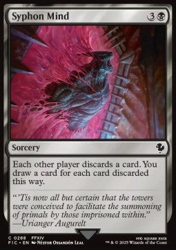 Syphon Mind - Commander: Magic: The Gathering - FINAL FANTASY (Common) [FIC-288] - JotaCards - Tu Tienda de TCG