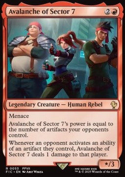Avalanche of Sector 7 - Commander: Magic: The Gathering - FINAL FANTASY (Rare) [FIC-53] - JotaCards - Tu Tienda de TCG