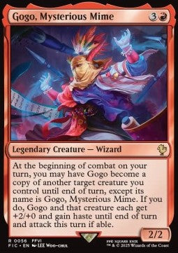 Gogo, Mysterious Mime - Commander: Magic: The Gathering - FINAL FANTASY (Rare) [FIC-56] - JotaCards - Tu Tienda de TCG