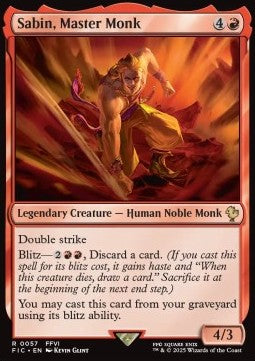 Sabin, Master Monk - Commander: Magic: The Gathering - FINAL FANTASY (Rare) [FIC-57] - JotaCards - Tu Tienda de TCG