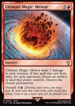 Ultimate Magic: Meteor - Commander: Magic: The Gathering - FINAL FANTASY (Rare) [FIC-62] - JotaCards - Tu Tienda de TCG