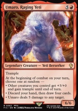Umaro, Raging Yeti - Commander: Magic: The Gathering - FINAL FANTASY (Rare) [FIC-63] - JotaCards - Tu Tienda de TCG