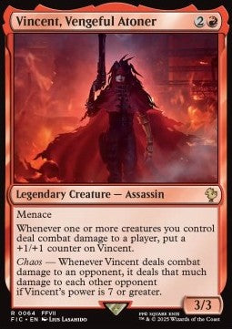 Vincent, Vengeful Atoner - Commander: Magic: The Gathering - FINAL FANTASY (Rare) [FIC-64] - JotaCards - Tu Tienda de TCG