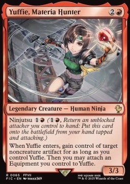 Yuffie, Materia Hunter - Commander: Magic: The Gathering - FINAL FANTASY (Rare) [FIC-65] - JotaCards - Tu Tienda de TCG