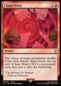 Chaos Warp - Commander: Magic: The Gathering - FINAL FANTASY (Rare) [FIC-291] - JotaCards - Tu Tienda de TCG