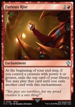 Furious Rise - Commander: Magic: The Gathering - FINAL FANTASY (Uncommon) [FIC-294] - JotaCards - Tu Tienda de TCG