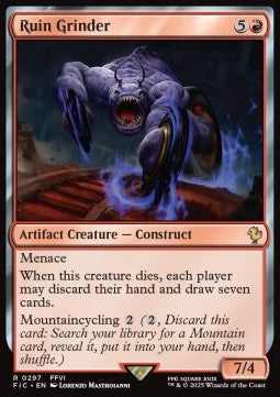Ruin Grinder - Commander: Magic: The Gathering - FINAL FANTASY (Rare) [FIC-297] - JotaCards - Tu Tienda de TCG