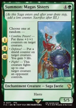 Summon: Magus Sisters - Commander: Magic: The Gathering - FINAL FANTASY (Rare) [FIC-71] - JotaCards - Tu Tienda de TCG