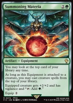 Summoning Materia - Commander: Magic: The Gathering - FINAL FANTASY (Rare) [FIC-72] - JotaCards - Tu Tienda de TCG