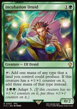 Incubation Druid - Commander: Magic: The Gathering - FINAL FANTASY (Rare) [FIC-309] - JotaCards - Tu Tienda de TCG