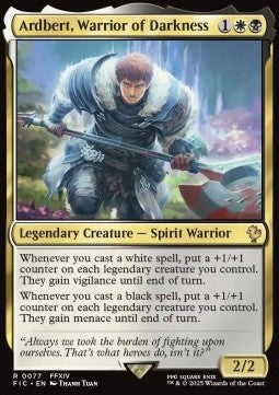 Ardbert, Warrior of Darkness - Commander: Magic: The Gathering - FINAL FANTASY (Rare) [FIC-77] - JotaCards - Tu Tienda de TCG