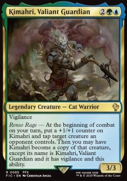 Kimahri, Valiant Guardian - Commander: Magic: The Gathering - FINAL FANTASY (Rare) [FIC-85] - JotaCards - Tu Tienda de TCG