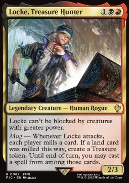 Locke, Treasure Hunter - Commander: Magic: The Gathering - FINAL FANTASY (Rare) [FIC-87] - JotaCards - Tu Tienda de TCG