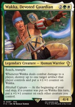 Wakka, Devoted Guardian - Commander: Magic: The Gathering - FINAL FANTASY (Rare) [FIC-97] - JotaCards - Tu Tienda de TCG