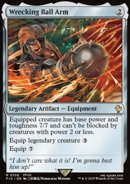 Wrecking Ball Arm - Commander: Magic: The Gathering - FINAL FANTASY (Rare) [FIC-100] - JotaCards - Tu Tienda de TCG
