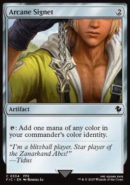 Arcane Signet (V.3) - Commander: Magic: The Gathering - FINAL FANTASY (Uncommon) [FIC-334] - JotaCards - Tu Tienda de TCG