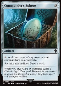 Commander's Sphere - Commander: Magic: The Gathering - FINAL FANTASY (Common) [FIC-339] - JotaCards - Tu Tienda de TCG