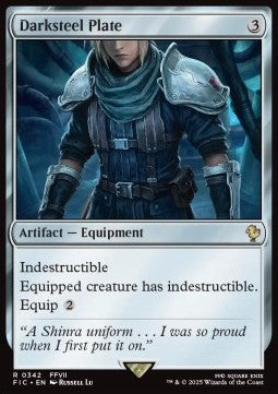 Darksteel Plate - Commander: Magic: The Gathering - FINAL FANTASY (Rare) [FIC-342] - JotaCards - Tu Tienda de TCG