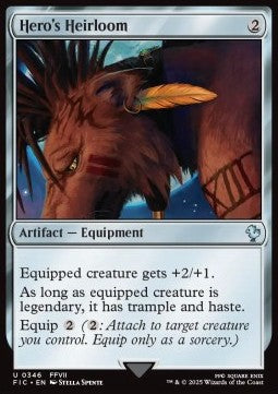 Hero's Heirloom - Commander: Magic: The Gathering - FINAL FANTASY (Uncommon) [FIC-346] - JotaCards - Tu Tienda de TCG