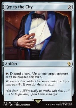 Key to the City - Commander: Magic: The Gathering - FINAL FANTASY (Rare) [FIC-348] - JotaCards - Tu Tienda de TCG