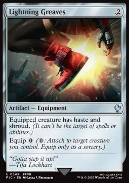 Lightning Greaves - Commander: Magic: The Gathering - FINAL FANTASY (Uncommon) [FIC-349] - JotaCards - Tu Tienda de TCG