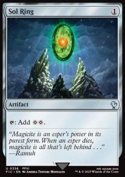 Sol Ring (V.1) - Commander: Magic: The Gathering - FINAL FANTASY (Uncommon) [FIC-356] - JotaCards - Tu Tienda de TCG