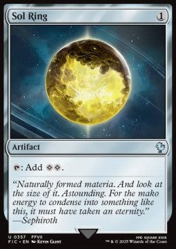 Sol Ring (V.2) - Commander: Magic: The Gathering - FINAL FANTASY (Uncommon) [FIC-357] - JotaCards - Tu Tienda de TCG