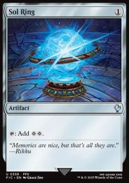Sol Ring (V.3) - Commander: Magic: The Gathering - FINAL FANTASY (Uncommon) [FIC-358] - JotaCards - Tu Tienda de TCG