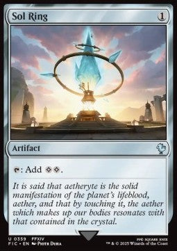 Sol Ring (V.4) - Commander: Magic: The Gathering - FINAL FANTASY (Uncommon) [FIC-359] - JotaCards - Tu Tienda de TCG