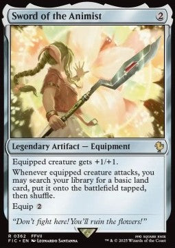 Sword of the Animist - Commander: Magic: The Gathering - FINAL FANTASY (Rare) [FIC-362] - JotaCards - Tu Tienda de TCG