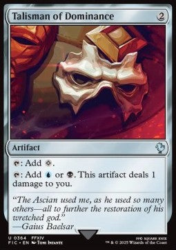 Talisman of Dominance - Commander: Magic: The Gathering - FINAL FANTASY (Uncommon) [FIC-364] - JotaCards - Tu Tienda de TCG