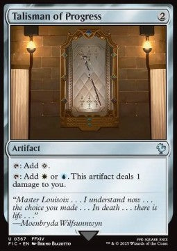 Talisman of Progress - Commander: Magic: The Gathering - FINAL FANTASY (Uncommon) [FIC-367] - JotaCards - Tu Tienda de TCG