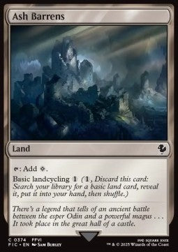 Ash Barrens - Commander: Magic: The Gathering - FINAL FANTASY (Common) [FIC-374] - JotaCards - Tu Tienda de TCG