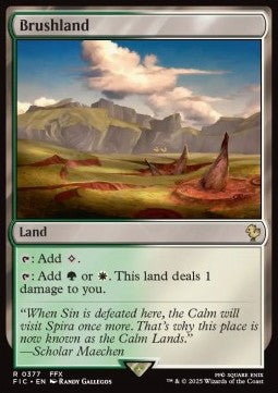 Brushland - Commander: Magic: The Gathering - FINAL FANTASY (Rare) [FIC-377] - JotaCards - Tu Tienda de TCG