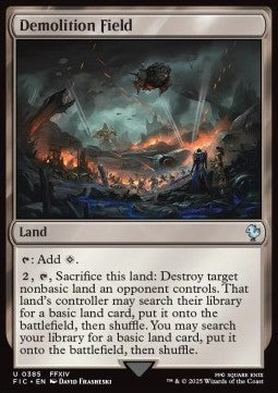 Demolition Field - Commander: Magic: The Gathering - FINAL FANTASY (Uncommon) [FIC-385] - JotaCards - Tu Tienda de TCG