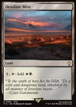 Desolate Mire - Commander: Magic: The Gathering - FINAL FANTASY (Rare) [FIC-386] - JotaCards - Tu Tienda de TCG