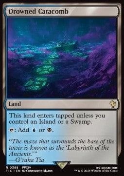 Drowned Catacomb - Commander: Magic: The Gathering - FINAL FANTASY (Rare) [FIC-388] - JotaCards - Tu Tienda de TCG
