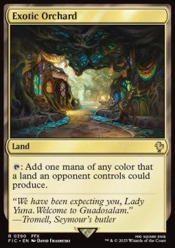 Exotic Orchard - Commander: Magic: The Gathering - FINAL FANTASY (Rare) [FIC-390] - JotaCards - Tu Tienda de TCG