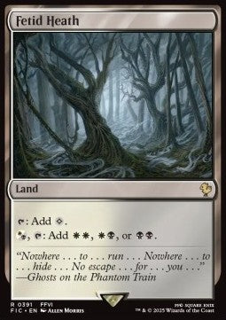 Fetid Heath - Commander: Magic: The Gathering - FINAL FANTASY (Rare) [FIC-391] - JotaCards - Tu Tienda de TCG